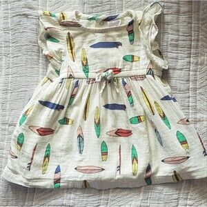 Hanna Andersson Surfboard Print Dress - Multicolor